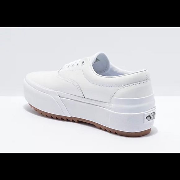 Vans Era Leather Stacked Sneaker. - Picture 2 of 8